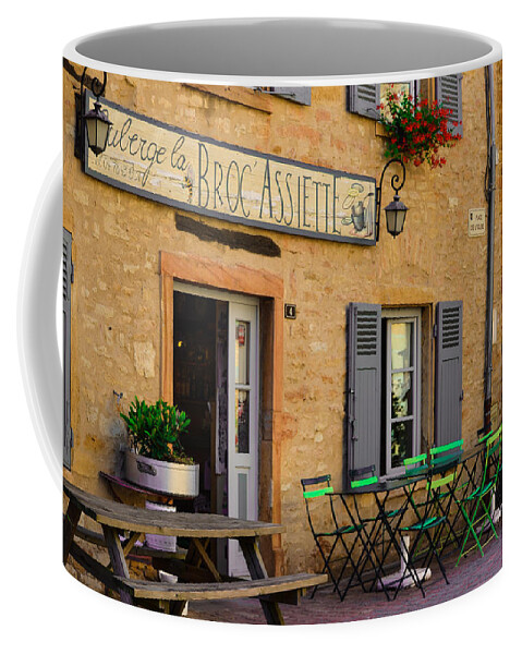 Auberge Coffee Mug featuring the photograph French Auberge by Dany Lison