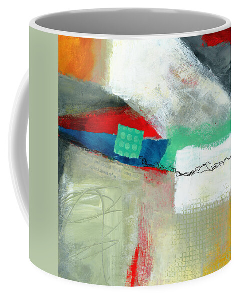 8�x8� Coffee Mug featuring the painting Fresh Paint #1 by Jane Davies