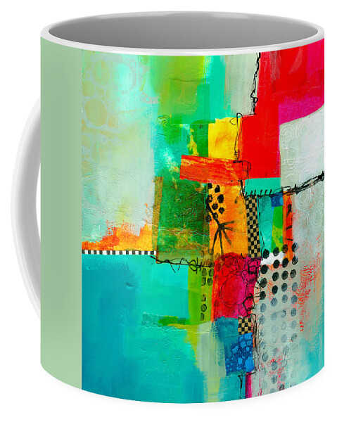 Fresh Paint Coffee Mug featuring the painting Fresh Paint #5 by Jane Davies