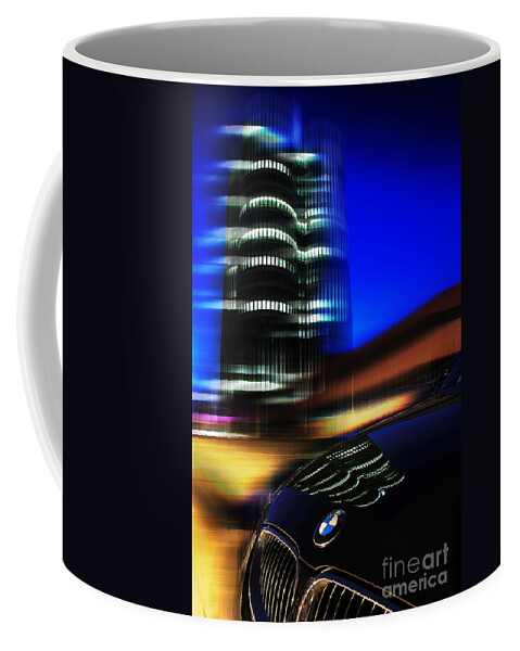 Abstract Coffee Mug featuring the photograph Freude am Fahren by Hannes Cmarits
