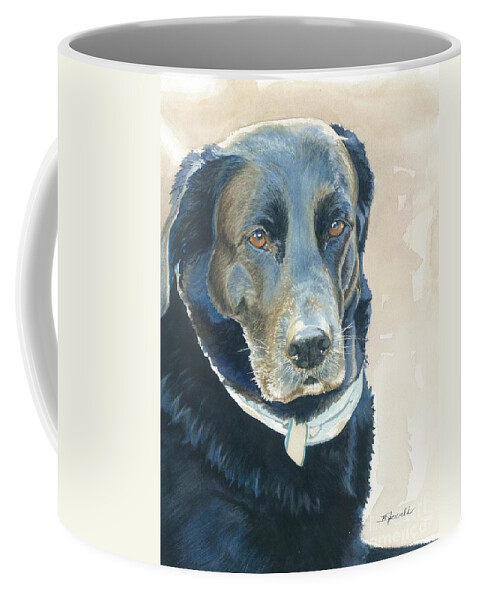 Water Color Paintings Coffee Mug featuring the painting Friend Forever by Barbara Jewell