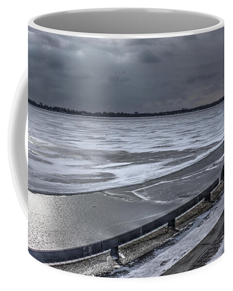 Art Print Coffee Mug featuring the photograph Frozen Lake by Nicky Jameson