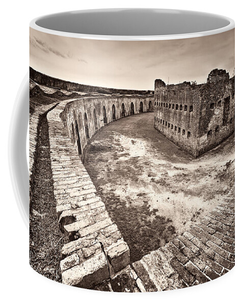 Fort Pike Coffee Mug featuring the photograph Ft. Pike Overview by Tim Stanley