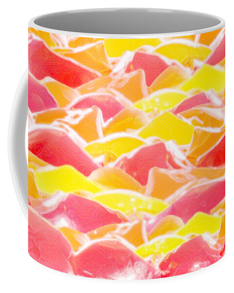 Jelly Coffee Mug featuring the photograph Fun Jelly Desert Layers Photograph by Lenny Carter