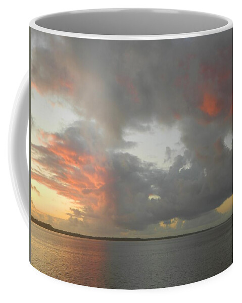Sunset Coffee Mug featuring the photograph Funnel Cloud Forming by Gallery Of Hope 