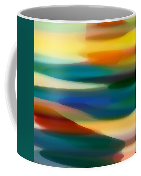 Fury Coffee Mug featuring the painting Fury Seascape 5 by Amy Vangsgard