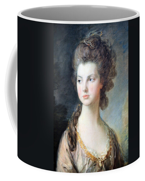 The Hon. Mrs. Thomas Graham Coffee Mug featuring the photograph Gainsborough's The Hon. Mrs. Thomas Graham Up Close by Cora Wandel