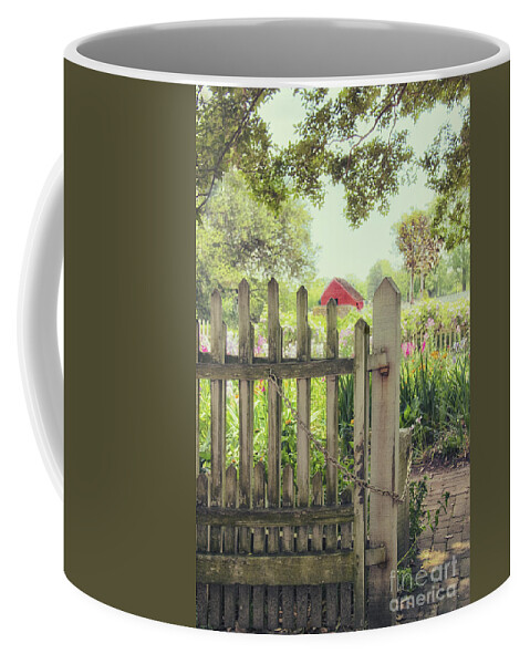 Gate Coffee Mug featuring the photograph Garden Gate by Margie Hurwich
