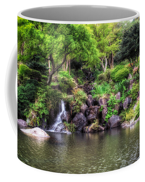 Flower Countryside Spring Meadow Garden Season Beauty Summer Nature Field Poppy Grass Green Plant Colours Background Landscape Natural Red Rural Blossom Bloom Sun Sky Blue Beautiful Wild Outdoors Cloud Floral Coffee Mug featuring the photograph Garden Green by John Swartz