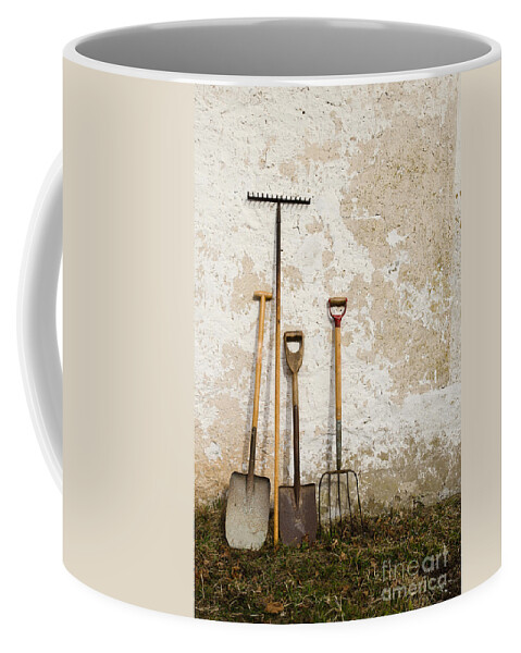 Tool Coffee Mug featuring the photograph Garden tools by Kennerth and Birgitta Kullman