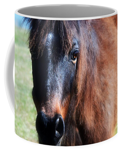 Gentle Horse Coffee Mug featuring the photograph Gentle Spirit by Peggy Franz
