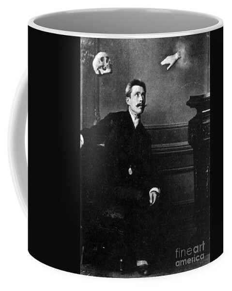 Parapsychology Coffee Mug featuring the photograph Ghostly Manifestation Or Trick by Photo Researchers