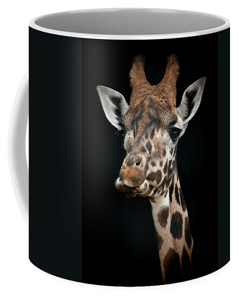 Animal Coffee Mug featuring the photograph Giraffe by Chris Boulton