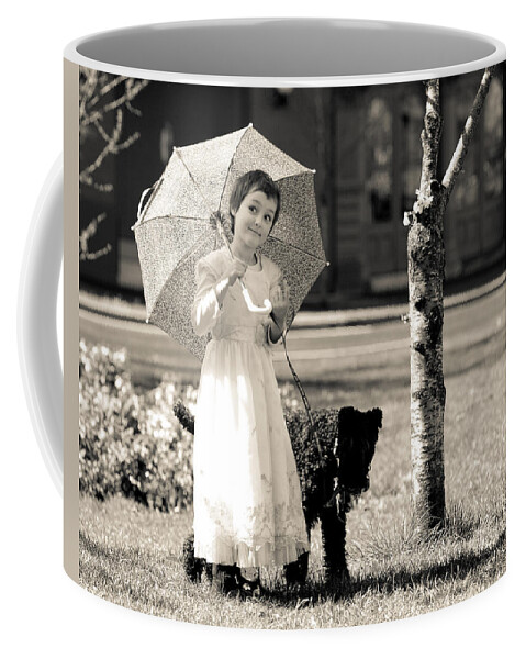 Bridge Coffee Mug featuring the photograph Girl 2 by Niels Nielsen