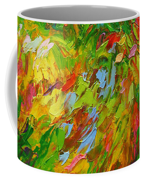 Girl Coffee Mug featuring the painting Girls will be Girls by Talya Johnson