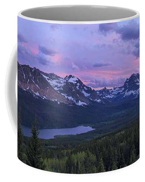 Glacier Glow Coffee Mug featuring the photograph Glacier Glow by Chad Dutson