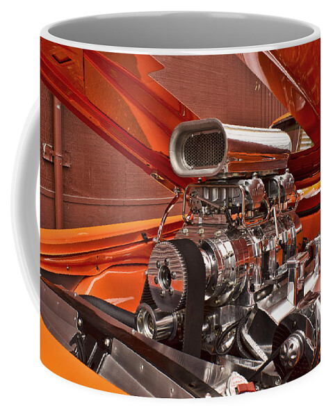 Engine Coffee Mug featuring the photograph Gleaming Fast by Ron Roberts