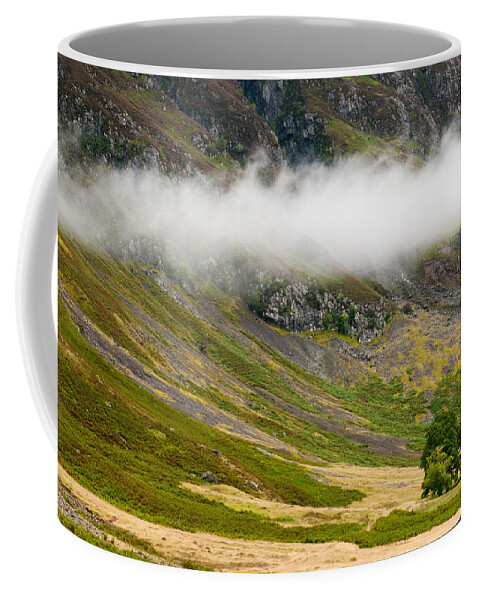 Michalakis Ppalis Coffee Mug featuring the photograph Misty Mountain Landscape by Michalakis Ppalis