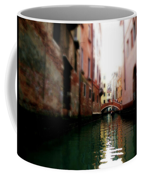 Gliding Along The Canal Coffee Mug featuring the photograph Gliding Along the Canal by Micki Findlay