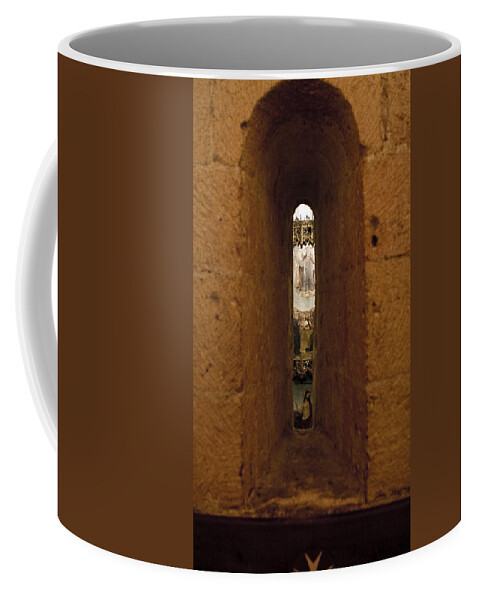 Suckling Pig Coffee Mug featuring the photograph Glimpse of An Altar by Lorraine Devon Wilke