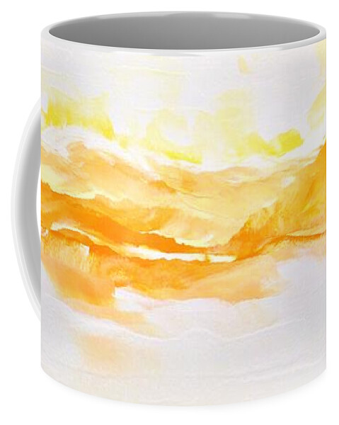 Faith Coffee Mug featuring the painting Glory Be by Linda Bailey
