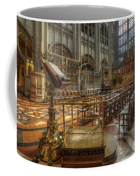 Hdr Coffee Mug featuring the photograph Gloucester Cathedral 4.0 by Yhun Suarez