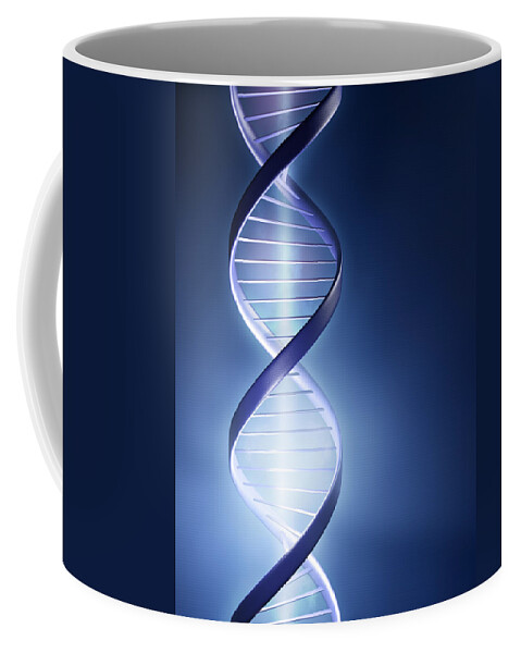 Dna Coffee Mug featuring the photograph DNA Technology by Johan Swanepoel