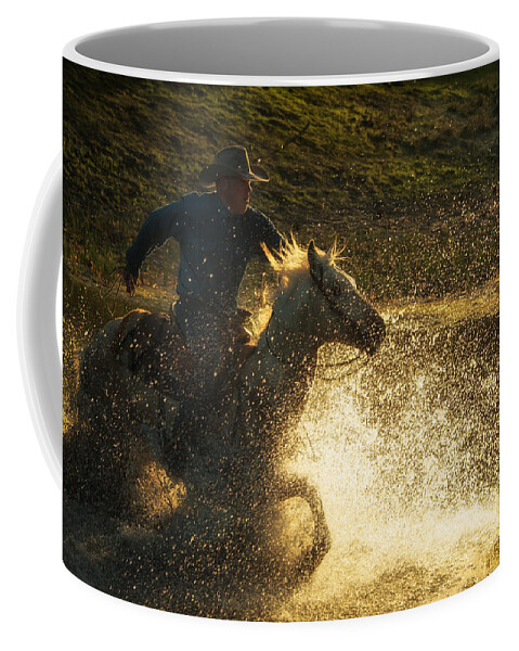 Cowboy Coffee Mug featuring the photograph Go Cowboy by Ana V Ramirez