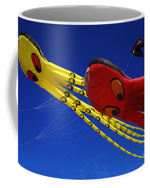 Kite Coffee Mug featuring the photograph Go Fly A Kite 6 by Bob Christopher