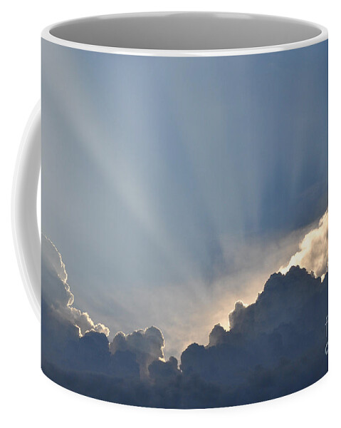 God Coffee Mug featuring the photograph God Rays by Cheryl McClure