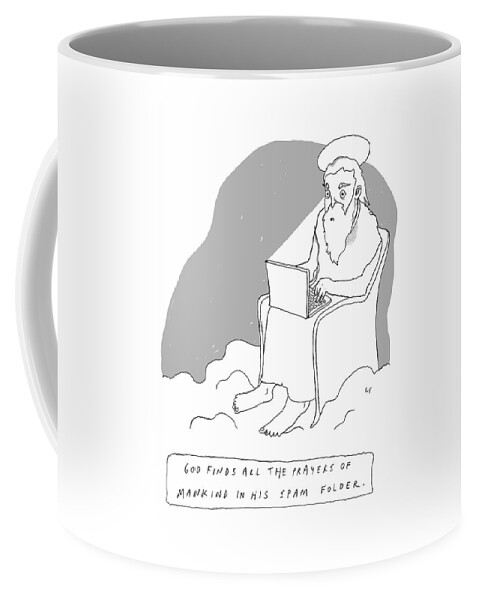 God Sits In A Throne In Heaven Coffee Mug