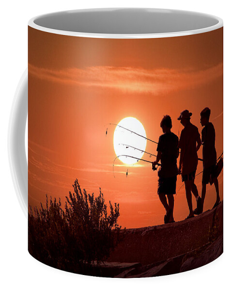 Art Coffee Mug featuring the photograph Going Fishing by Randall Nyhof
