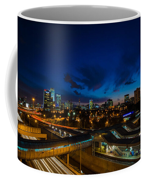 Israel Coffee Mug featuring the photograph Going Home in Tel Aviv by David Morefield