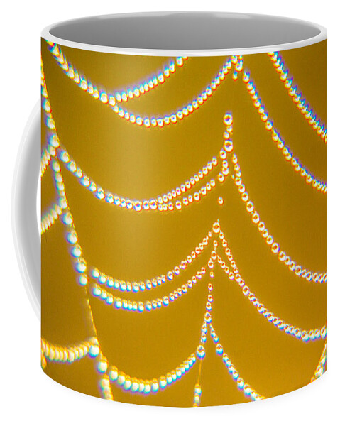 Gold Coffee Mug featuring the photograph Gold and Diamonds by Paula OMalley