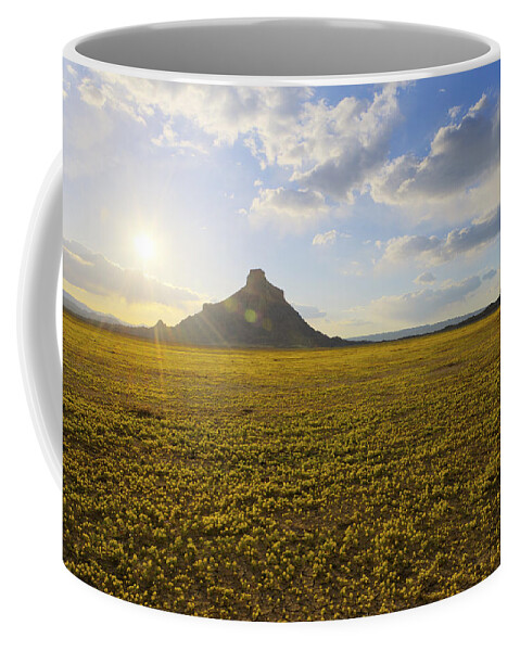 Utah Coffee Mug featuring the photograph Golden Desert by Chad Dutson
