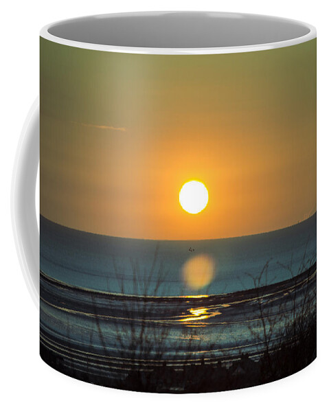 Golden Coffee Mug featuring the photograph Golden Orb by Spikey Mouse Photography