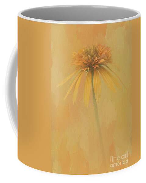 Coneflower Coffee Mug featuring the digital art Golden Sunshine by Jayne Carney