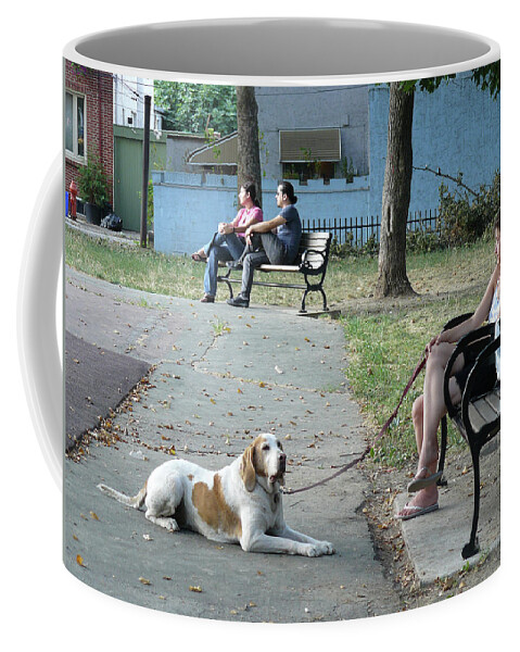 City Coffee Mug featuring the photograph Goldstar Park by Mary Ann Leitch