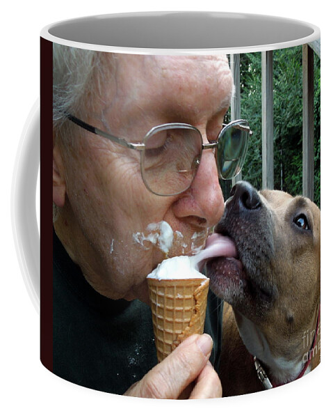 Ice Coffee Mug featuring the photograph Good Friends by Renee Trenholm