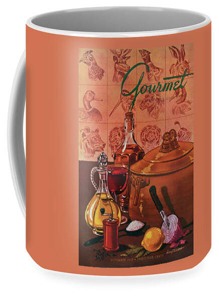 Gourmet Cover Featuring A Casserole Pot Coffee Mug