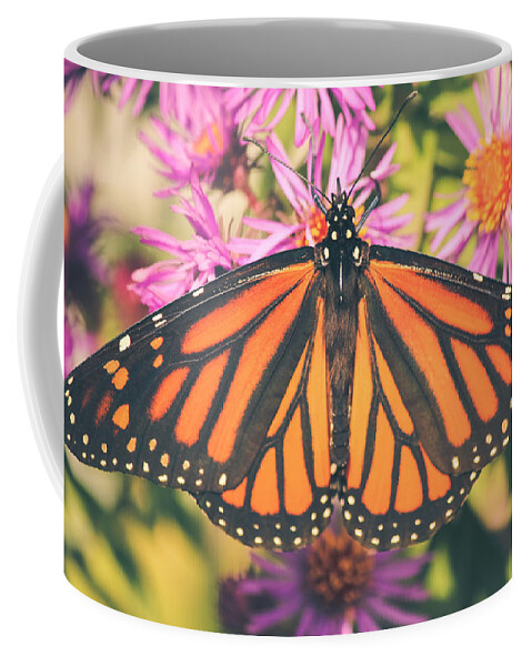 Monarch Coffee Mug featuring the photograph Grace and Beauty by Viviana Nadowski