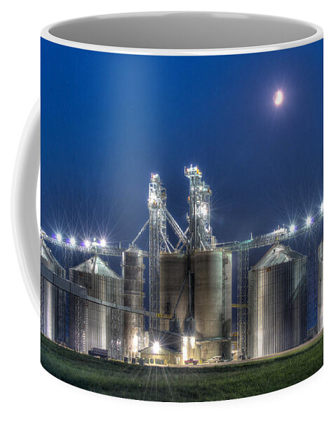 Grain Processing Plant Coffee Mug featuring the photograph Grain Processing Plant by Paul Freidlund