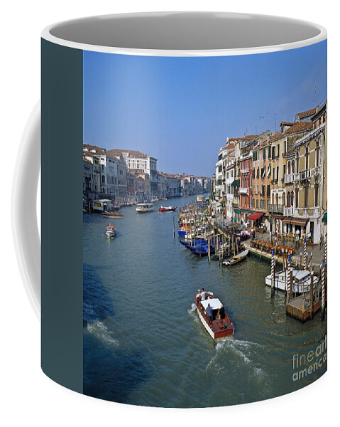Venice Coffee Mug featuring the photograph Grand Canal by Heiko Koehrer-Wagner