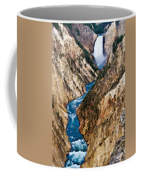 Grand Canyon Of Yellowstone Coffee Mug featuring the photograph Grand Canyon of Yellowstone by Bill Gallagher
