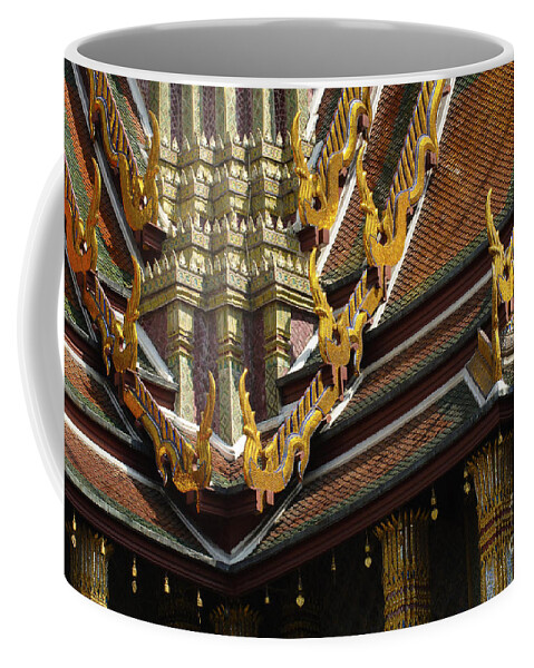Grand Palace Coffee Mug featuring the photograph Grand Palace Bangkok Thailand 2 by Bob Christopher