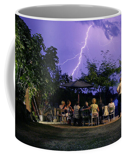 Lightning Coffee Mug featuring the photograph Grand Theatre of Nature by Casper Cammeraat