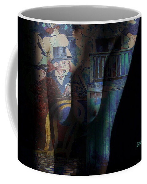 Woman Coffee Mug featuring the photograph Graphic Artist by Donna Blackhall
