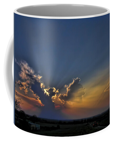 Clouds Coffee Mug featuring the photograph Great End to the Day by Shannon Story