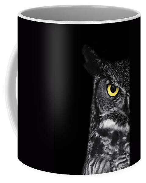 Great Horned Owl Coffee Mug featuring the photograph Great Horned Owl Photo by Stephanie McDowell