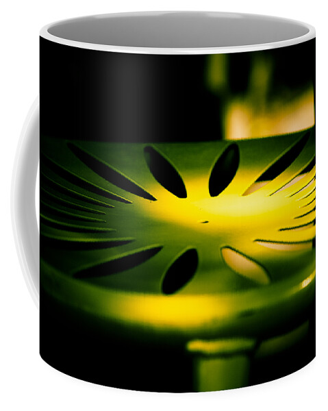Cheesehead Coffee Mug featuring the photograph Green and Gold by Christi Kraft